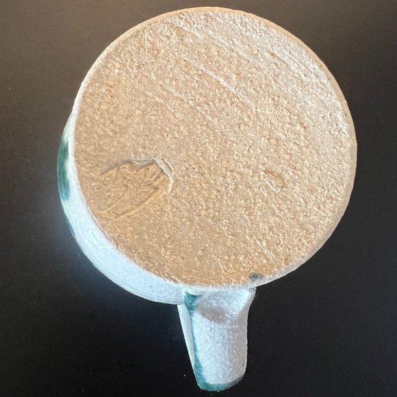 Handcrafted Drip Glaze Pottery Mug ~ Door County, Wisconsin ~ Artist Signed - Picture 6 of 7